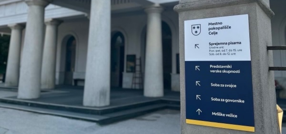 Vhod na Mestno pokopališče Celje
